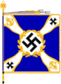 Fahne für landgestützte Marineeinheiten Kriegsmarine 1936 links