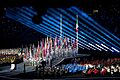 Flag bearers at the Milano Cortina 2026 Opening Ceremony