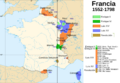 France 1552 to 1798-es