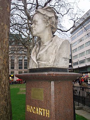 Archivo:Hogarth bust (Leicester Square)