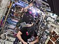 ISS-42 Barry Wilmore and Terry Virts re-entered the U.S. segment