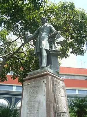Archivo:Juan Mora Fernandez statue in San Jose