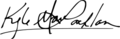 Kyle MacLachlan signature