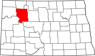 Map of North Dakota highlighting Mountrail County.svg