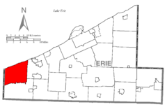 Map of Springfield Township, Erie County, Pennsylvania Highlighted.png