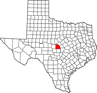 Map of Texas highlighting San Saba County.svg
