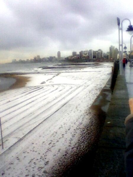 Nieve en La Perla