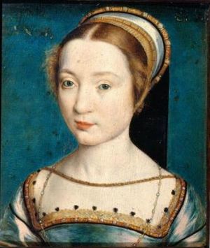 Archivo:Portrait of unknown, formerly known as Claude de France (Corneille de Lyon, 1535-1540, Pushkin museum)