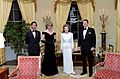 President Ronald Reagan, Nancy Reagan, Prince Charles, and Princess Diana in the Yellow Oval Room
