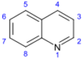 Quinoline numbered