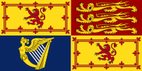 Archivo:Royal Standard of the United Kingdom (in Scotland)