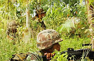 Archivo:Royal Thai Army soldiers in woods 2006