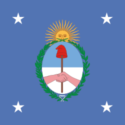 Archivo:Standard of the President of Argentina Land