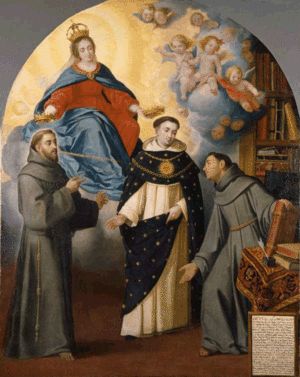 Archivo:Vision of Fray Lauterio Murillo 1640
