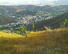 Vista de Zamora desde lo alto del cerro