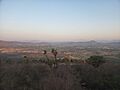 Vista del amanecer de Ixmiquilpan, Hidalgo, visto desde el cerro de la Santa Cruz El Maye Ixmiquilpan Hidalgo