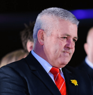 Archivo:Warren Gatland Wales coach at the Wales Grand Slam Celebration, Senedd 19 March 2012