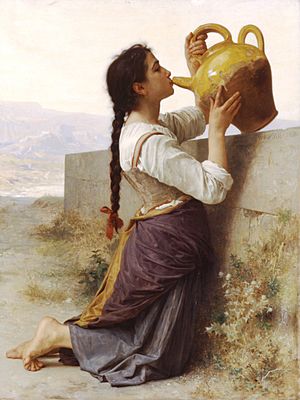 Archivo:William-Adolphe Bouguereau (1825-1905) - Thirst (1886)