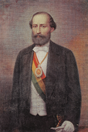 Archivo:Adolfo Ballivián. Nogales, Avelino. c. 1932, Legislative Palace, La Paz