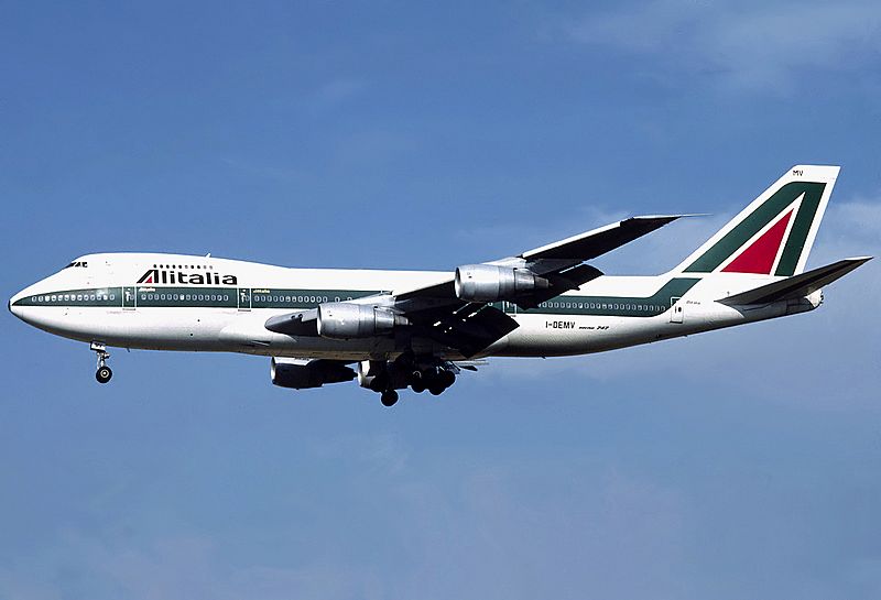 Alitalia Boeing 747-243B I-DEMV Bidini