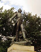 Antonio José de Sucre, escultura de Verlet en Chapinero