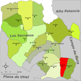 Bugarra-Mapa de los Serranos.svg
