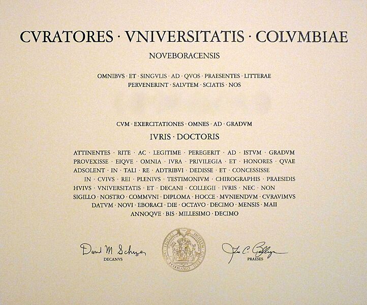 CLS diploma