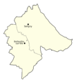 Carte de Bellevigny avec ses communes fondatrices