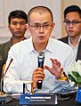 Changpeng Zhao in 2022