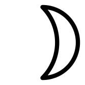 Archivo:Crescent symbol (fixed width)