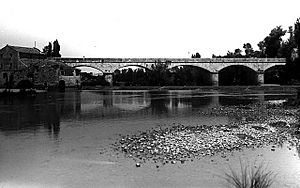 Archivo:Fundación Joaquín Díaz - Puente sobre el río Duero - Tudela de Duero (Valladolid)