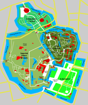 Archivo:Imperial Palace Tokyo Map