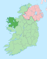 Island of Ireland location map Mayo