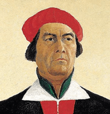 Kazimir Malevich, 1933, Self-portrait.png