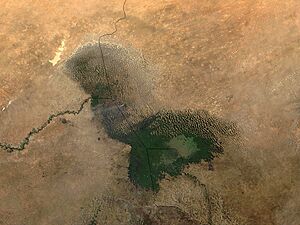 Archivo:Lake Chad satellite