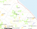 Map commune FR insee code 33038