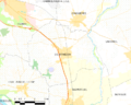 Map commune FR insee code 84039