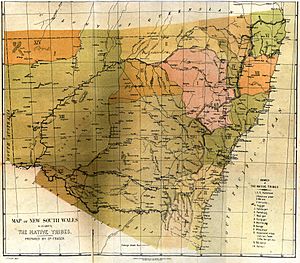 Archivo:Map of New South Wales as occupied by the native tribes
