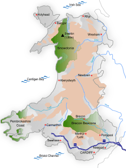 Archivo:Map of Wales