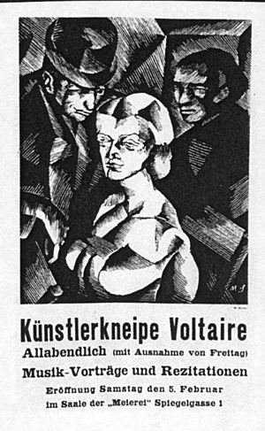 Archivo:Marcel Słodki Cabaret-Voltaire-poster 1916