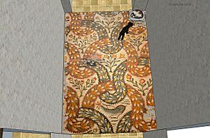 Archivo:Mosaico de la habitacion 7 de la villa del Ramalete