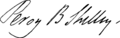 Percy Bysshe Shelley SVG signature.svg