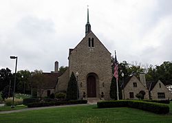 Saint Bernard of Clairvaux Catholic Church (Taylor Creek, Ohio) - church & rectory 2.jpg