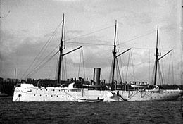 Archivo:USS Yorktown (PG-1), side view 1