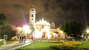 Archivo:Vista Nocturna de la Basílica de Nuestra Señora del Pilar