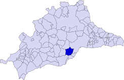 Localización de Alhaurín de la Torre respecto a la provincia de Málaga