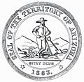 Arizona Territory seal c1864