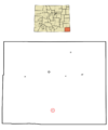 Baca County Colorado Incorporated and Unincorporated areas Campo Highlighted