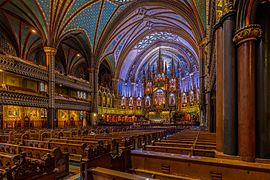 Basílica de Notre-Dame, Montreal, Canadá, 2017-08-12, DD 22-24 HDR