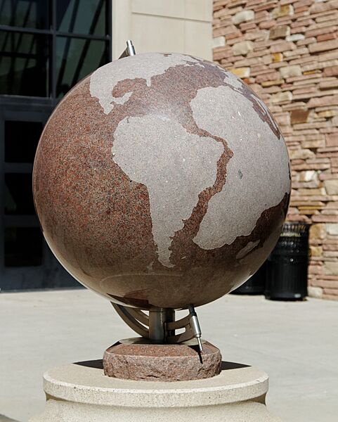 Cretaceous Granite Globe